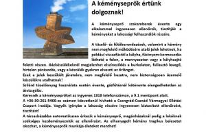 A kéményseprők értünk dolgoznak!